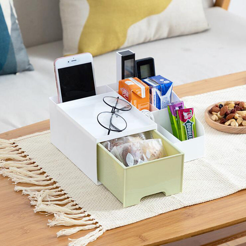 Cosmetic storage box rack