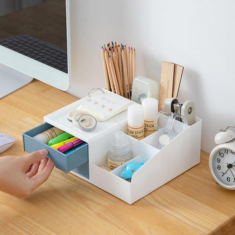 Cosmetic storage box rack