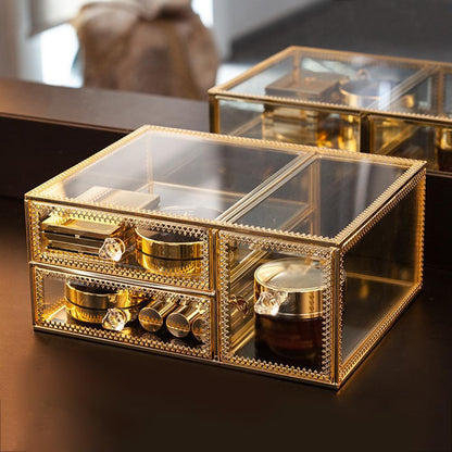 Cosmetic drawer storage box