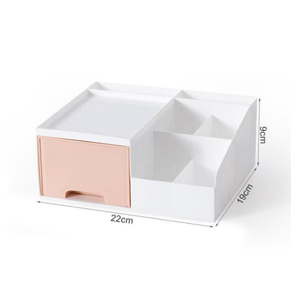 Cosmetic storage box rack