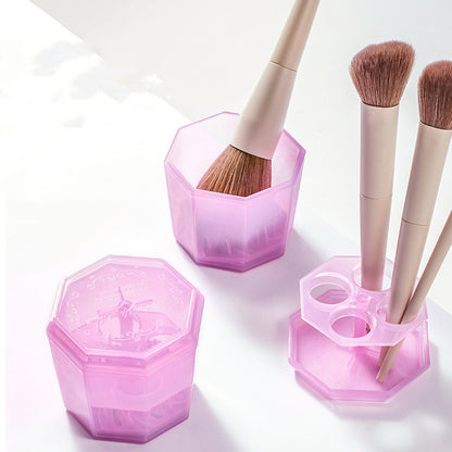 Cosmetic Brush Cleaning Integrated Box