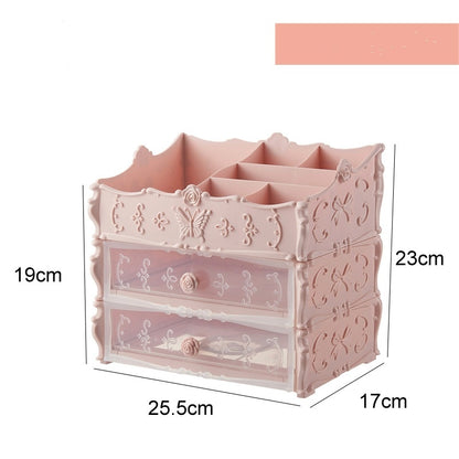 Storage box cosmetic box rack