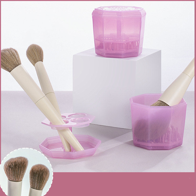 Cosmetic Brush Cleaning Integrated Box